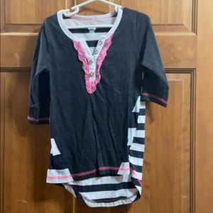 3/4 sleeve girls top